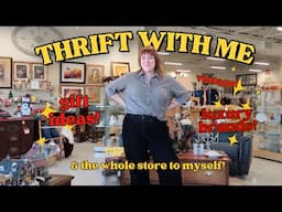 Thrift With Me! ~Unique Holiday Gift Ideas at The Thrift Store!~