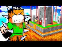 Giant Alex vs Most Secure Minecraft Bunker