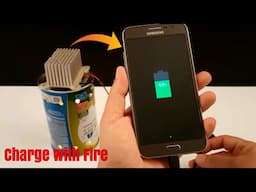 Charge your Mobile Phone with Fire | Simple Life Hack !