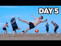 FINAL DAY BEACH FOOTBALL INJURY! - The Cornwall Trip 2024! (Day 5)