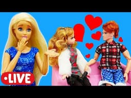 🔴La vita in diretta delle bambole Barbie e Ken! Video con le bambole Barbie per i bambini piccoli