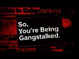 So, You're Being Gangstalked.