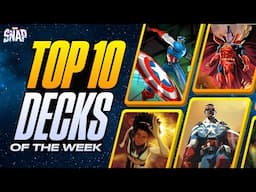 TOP 10 BEST DECKS IN MARVEL SNAP | Weekly Marvel Snap Meta Report #118