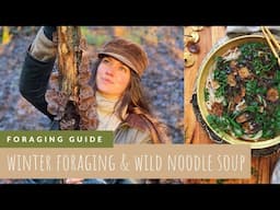 Foraging in Winter | Wild Noodle Soup With Medicinal Mushrooms