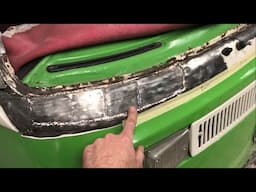 How to make and repair a rusty windscreen aperture, classic car restoration