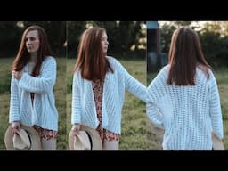 Crochet Lacy Summer Cardigan Tutorial