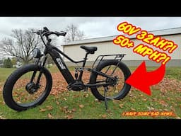 EcoE "60V 50mph" Ebike First Impressions  | Poor man's Wired/Ecells? Lol, no.