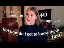 You can learn languages faster - I know the shortcuts