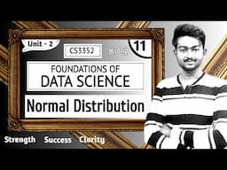 Normal Distribution in Tamil | Problem 4 | Foundations of Data Science in Tamil | Unit 2