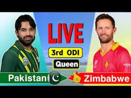 Pakistan vs Zimbabwe, 3rd ODI | Live Cricket Match Today | PAK vs ZIM Live Match Today | PAK vs ZIM