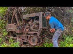 Cleveland bucket wheel trencher sitting 50 years - WILL it START?