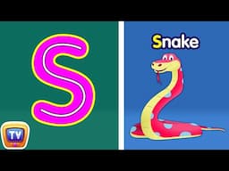 Tracing Uppercase and Lowercase Letters - Letter Ss and Letter Tt - ChuChuTV Toddler Learning Videos