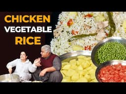 Chicken Vegetable Rice | Veg Rice | Chicken Rice | Chicken Vegetable Fried Rice | Pulao Recipe