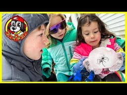 Kids Pretend 🐞 Caleb, Isabel & Mary's FROZEN BUG HUNT