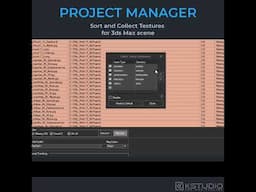 #Sort and #Collect Textures for 3ds Max scene