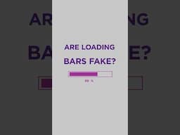 Are loading bars fake? 🤔Associate Professor Mark has answers 🙌 #computerscience