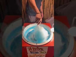 OLD SCHOOL Handmade Cotton Candy. Chiang Mai, Thailand.