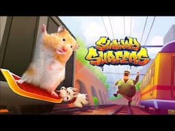 Hamster Adventure: Journey Through the Subway Surfer World!" 🐹🌍✨