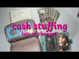 july cash stuffing #1 | tons of change | tarabudgets