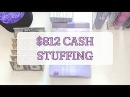 $812 Cash Stuffing | Sinking Funds | Savings Challenges