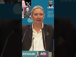 ELON MUSK NAZI SALUTE at TRUMP INAUGURATION / Alice Weidel AfD on X / GERMAN FAR RIGHT PARTY