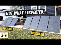 Portable Solar Panel Testing | Does This New Design Lead To More Power Output?