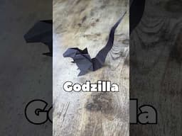 EASY ORIGAMI GODZILLA PAPER CRAFT TUTORIAL | HOW TO MAKE ORIGAMI GODZILLA #godzilla #godzillavskong