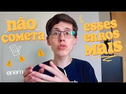 OS ERROS MAIS COMETIDOS NA REDAÇÃO DO ENEM | Lucas Felpi