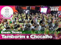 Mangueira 2025 | Tamborim e Chocalho - Ensaio Técnico |  Samba ao vivo #ET25