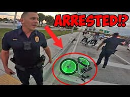 Bruh this cop really tackled me off my E-BIKE! *5 STARS*