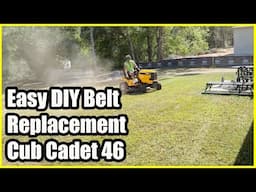 How to Replace a Lawn Mower Deck Belt (Cub Cadet XT1)