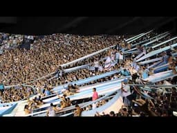 Muchachos, final y locura en la tribuna! Impresionante aliento. Racing 1 - 0 River