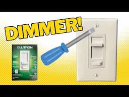 HOW TO Install a Dimmer Switch:  LUTRON Step-by-Step!