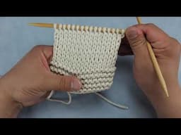 KNITTING FOR BEGINNERS: STOCKINETTE STITCH