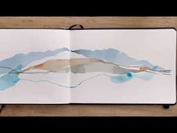 21st January 11am uk time (GMT) Abstracting Landscapes with Watercolour Online Workshop