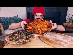 Pizza Party Mukbang! * Crispy thin crust italian and latin pizzas *