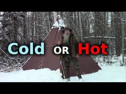 Hot Tent Too Cold?   Make It Hotter With These Tips