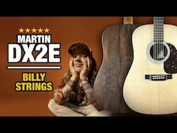 The Martin Billy Strings Model DX2E (with Brazilian Rosewood HPL)