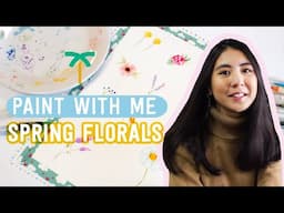 How to Paint Watercolour Spring Flowers - 10 Floral Doodle Ideas