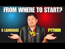 Best language for coding to begin with | C vs PYTHON