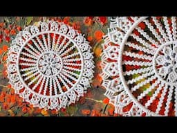 Macrame Flower in Circle DIY Mandala Flower / Dream Catcher