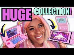 HUGE, PINK Handheld Console Collection (but I'm RUBBISH at GAMING)