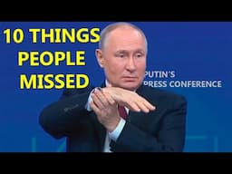 10 Important Things That Went Unnoticed During Putin’s Annual Press Conference