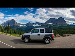 Driving The Going To The Sun Road In My Honda Element POV