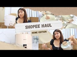 SHOPEE HAUL ✨ home stuffs | appliances | aesthetic airfryer