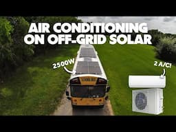 Run 2 A/C units on OFF-GRID solar ONLY (it's easy!)