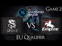 Dota 2 Team Spirit vs Team Empire | Shanghai Major 2016