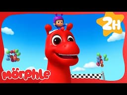 Magic Pet Dino Race | Morphle the Magic Pet | Preschool Learning | Moonbug Tiny TV