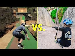 Skateboarding vs. Scooter (Wins & Fails)