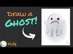 How to Draw a Ghost | Easy Drawing Lesson for Kids